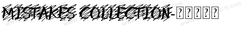 mistakes collection字体转换